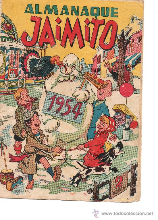 Tebeos: JAIMITO ALMANAQUE PARA   1954 - Foto 1