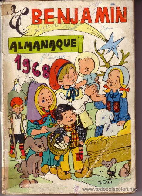 Tebeos: ALMANAQUE ORIGINAL DE EL BENJAMIN 1968 - Foto 1