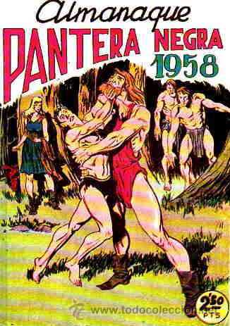 Tebeos: Almanaque (Pantera Negra-1958) (Reedicion) - Foto 1