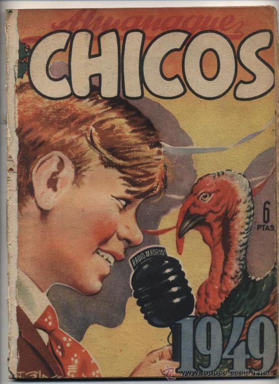 Tebeos: Chicos. Almanaque 1949. - Foto 1