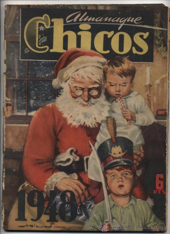 Tebeos: Chicos. Almanaque 1948. - Foto 1