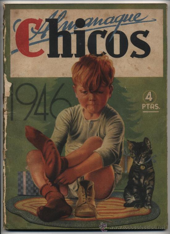 Tebeos: Chicos. Almanaque 1946. - Foto 1