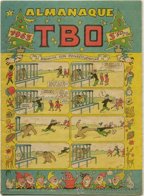 Tebeos: TBO - ALMANAQUE A&Ntilde;O 1963 - ORIGINAL - Foto 1
