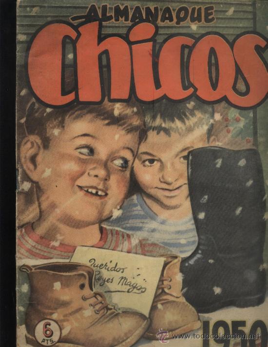 Tebeos: ALMANAQUE DE CHICOS DE 1950 - Foto 1
