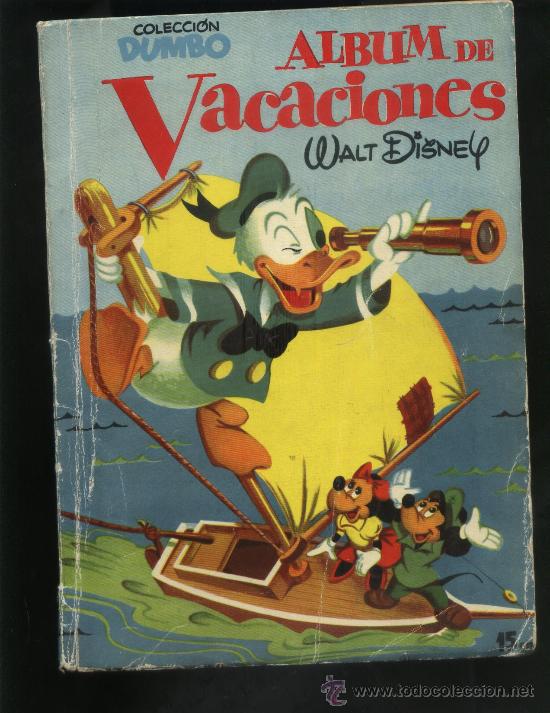 Tebeos: ALBUM DE VACIONES DE DUMBO - Foto 1
