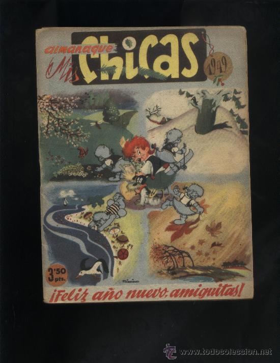 Tebeos: ALMANAQUE DE MIS CHICAS DE 1949 - Foto 1