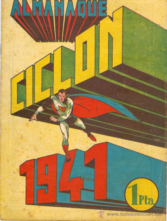 Tebeos: Cicl&oacute;n el Superhombre Almanaque 1941 - Foto 1