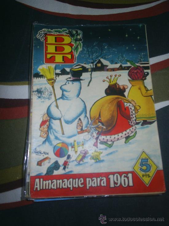 Tebeos: M69 EL DDT ALMANAQUE 1961 5 PTS - Foto 1