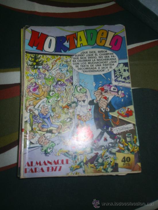 Tebeos: M69 MORTADELO ALMANAQUE 1977 - Foto 1