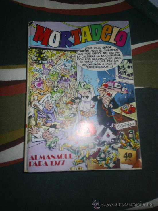 Tebeos: M69 MORTADELO ALMANAQUE 1977 IMPECABLE - Foto 1