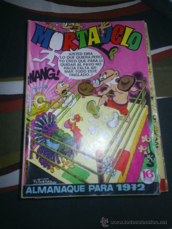Tebeos: M69 MORTADELO ALMANAQUE 1973 DIFICIL - Foto 1