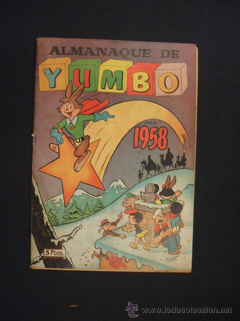 Tebeos: ALMANAQUE DE YUMBO PARA 1958 - EDICIONES CLIPER - - Foto 1