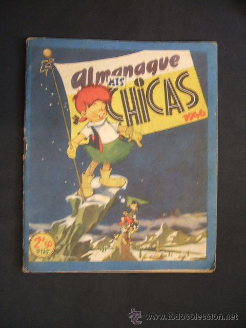 Tebeos: ALMANAQUE - MIS CHICAS - 1946 - - Foto 1