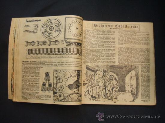 Tebeos: ALMANAQUE CHICOS PARA 1942 - RARISIMO - - Foto 8