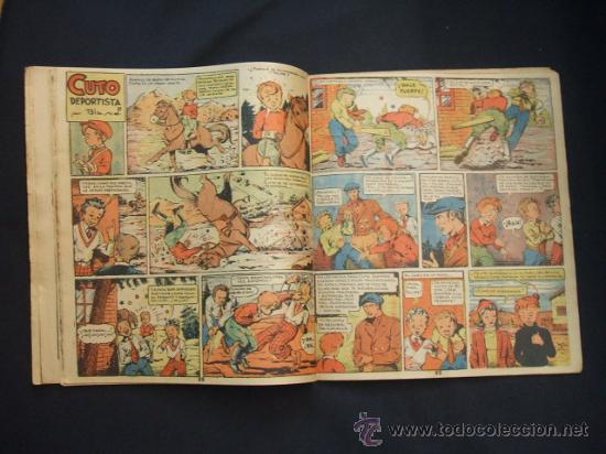 Tebeos: ALMANAQUE CHICOS PARA 1942 - RARISIMO - - Foto 14