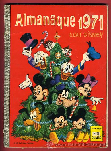 Tebeos: ALMANAQUE DUMBO 1971 , WALT DISNEY , ORIGINAL , E24 - Foto 1