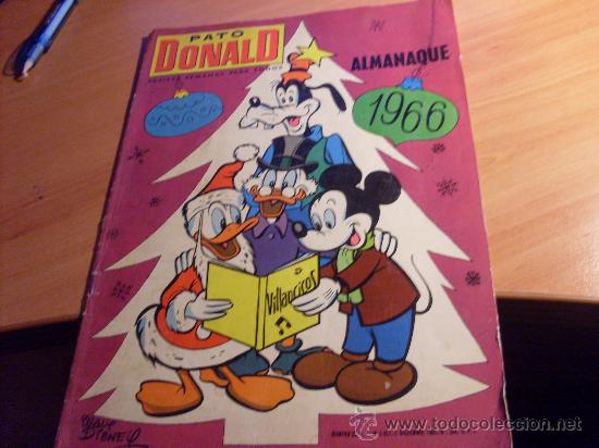 Tebeos: PATO DONALD . ALMANAQUE 1966 (COB19) - Foto 1