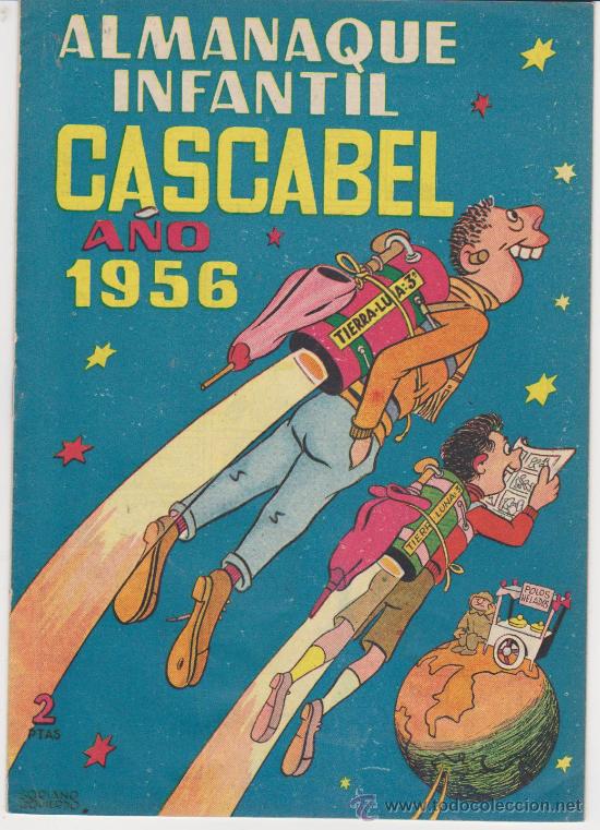 Tebeos: Almanaque Infantil Cascabel 1956. - Foto 1