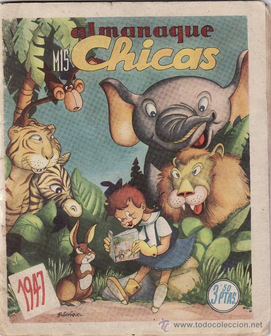 Tebeos: ALMANAQUE - MIS CHICAS - 1947 - Foto 1