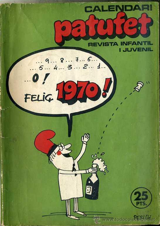 Tebeos: ALMANAQUE CALENDARI PATUFET 1970 - Foto 1