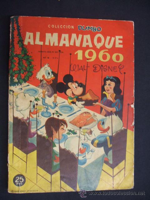Tebeos: COLECCION DUMBO - ALMANAQUE 1960 - ERSA - - Foto 1