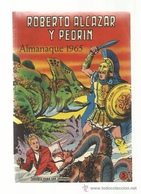 Tebeos: ALMANAQUE DE ROBERTO ALCAZAR DE 1965 - Foto 1