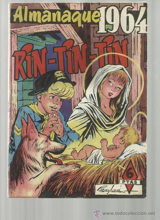 Tebeos: RIN TIN TIN ALMANAQUE DE 1964 - Foto 1