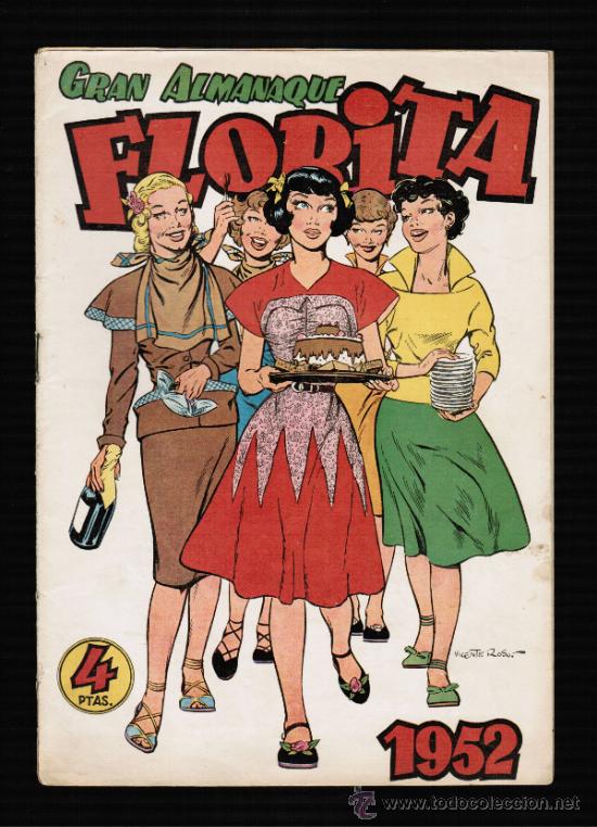Tebeos: ALMANAQUE FLORITA 1952 - Foto 1