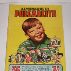 Tebeos: PULGARCITO - ALMANAQUE 1950 - BRUGUERA - 3 PTAS (MUY BUENA CONSERVACION)