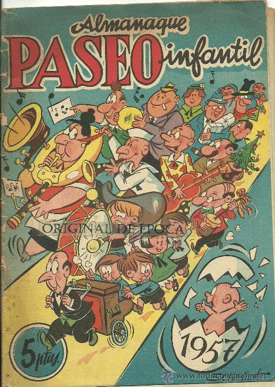 Tebeos: (COM-926)ALMANAQUE PASEO INFANTIL 1957 - Foto 1