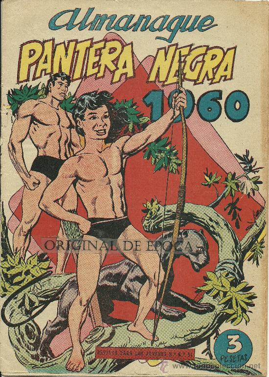 Tebeos: (COM-925)ALMANAQUE PANTERA NEGRA 1960 - Foto 1