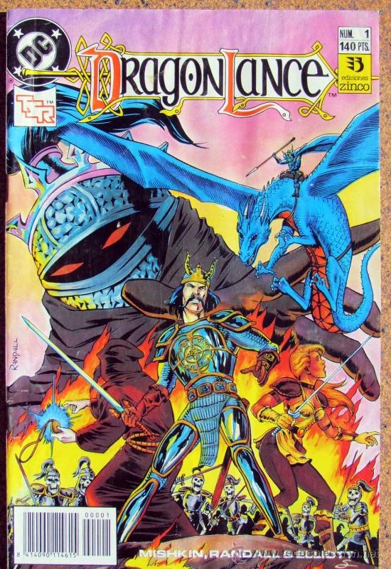 Tebeos: N&ordm;  1  DRAGON LANCE  COMIC - Foto 1
