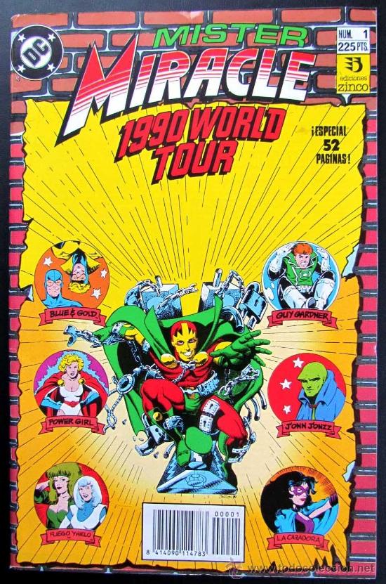 Tebeos: N&ordm;  1   MISTER MIRACLE  -  1990 WORLD TOUR   COMIC - Foto 1