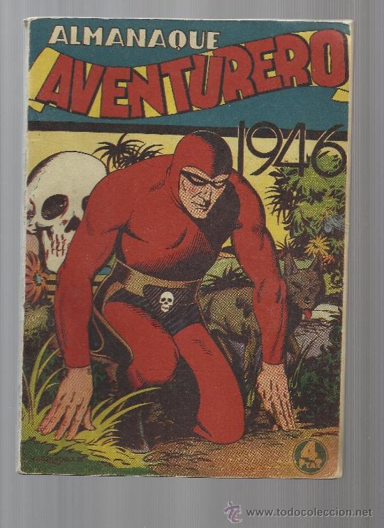 Tebeos: ALMANAQUES DE EL AVENTURERO 1946 - Foto 1