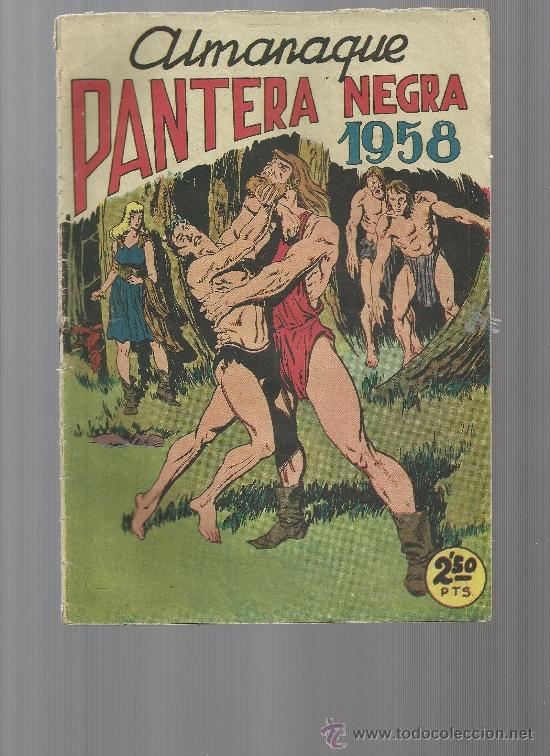 Tebeos: ALMANAQUE DE PANTERA NEGRA 1958 - Foto 1