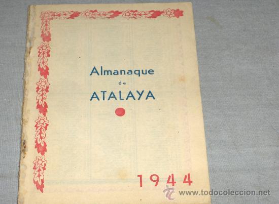 Tebeos: ALMANAQUE ATALAYA 1944. - Foto 1