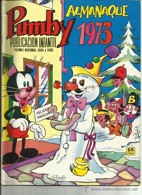 Tebeos: PUMBY ALMANAQUE DE 1973 - Foto 1