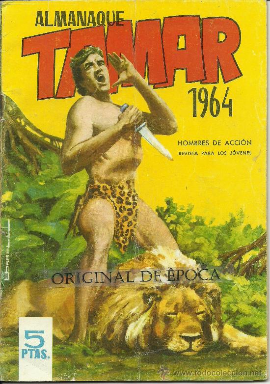 Tebeos: (COM-157)COMIC ALMANAQUE DE TARZAN A&Ntilde;O 1964 - Foto 1