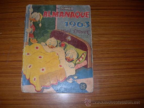 Tebeos: DUMBO ALMANAQUE PARA 1963 DE ERSA - Foto 1