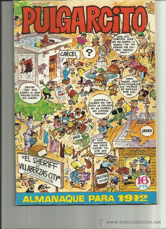 Tebeos: PULGARCITO ALMANAQUE 1972 - Foto 1