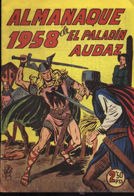Tebeos: El Palad&iacute;n Audaz - Almanaque 1958 - Foto 1