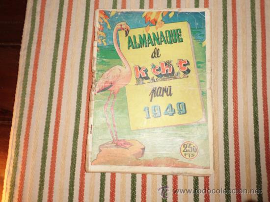 Tebeos: ALMANAQUE 1949 K CH T KCHT - Foto 1