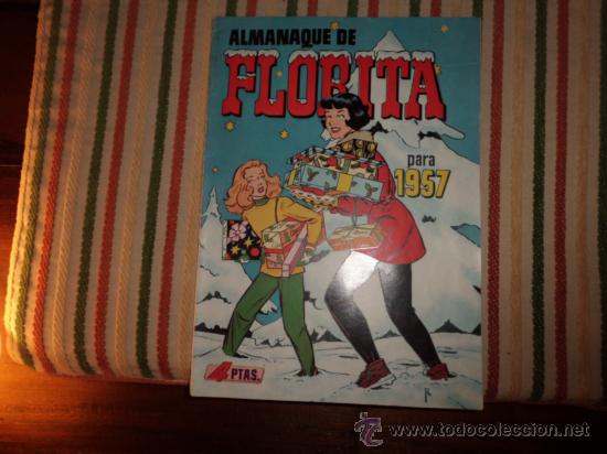 Tebeos: FLORITA ALMANAQUE 1957 - Foto 1