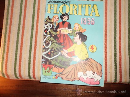 Tebeos: FLORITA ALMANAQUE 1956 - Foto 1