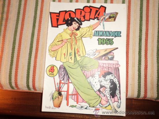 Tebeos: FLORITA ALMANAQUE 1953 - Foto 1