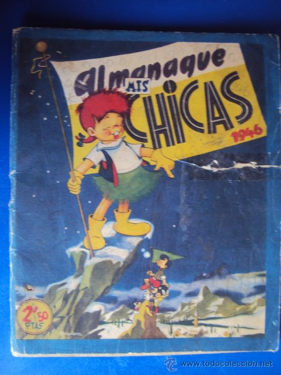 Tebeos: (COM-6)ALMANAQUE CHICAS 1946 - Foto 1