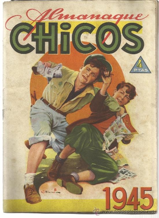 Tebeos: ALMANAQUE DE CHICOS DE 1945 - Foto 1