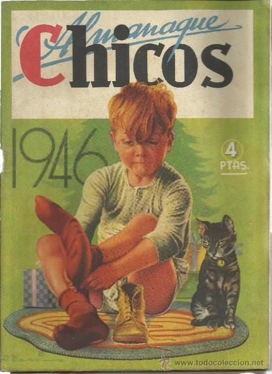 Tebeos: ALMANAQUE DE CHICOS DE 1946 - Foto 1