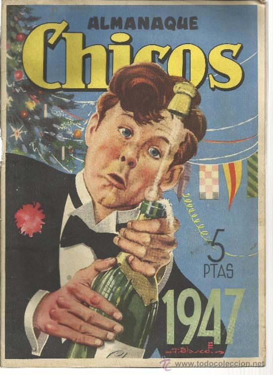 Tebeos: ALMANAQUE DE CHICOS DE 1947 - Foto 1