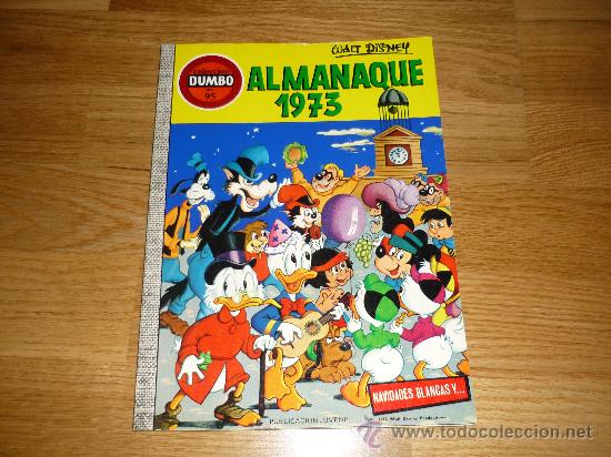 Tebeos: COMIC DUMBO  N&ordm; 95 ALMANAQUE 1973  DIFICIL !!!! - Foto 1